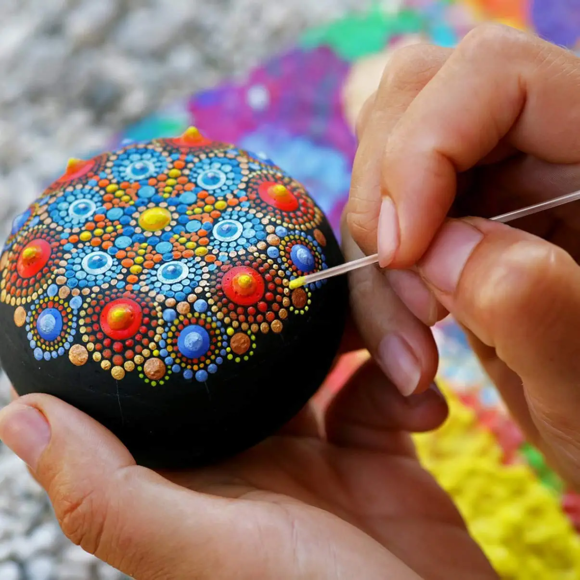 Mandala Dot Painting