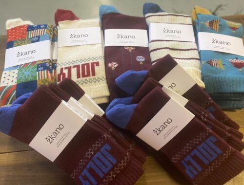 Our final shipment of żkano holiday socks just walked through the door! 
 #btmm...
