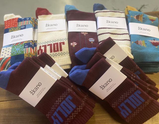 Our final shipment of żkano holiday socks just walked through the door! 
 #btmm...