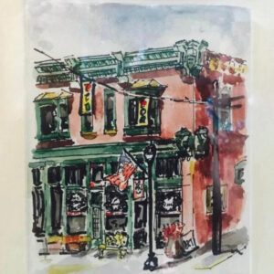 Boomtown Makers Market - watercolor